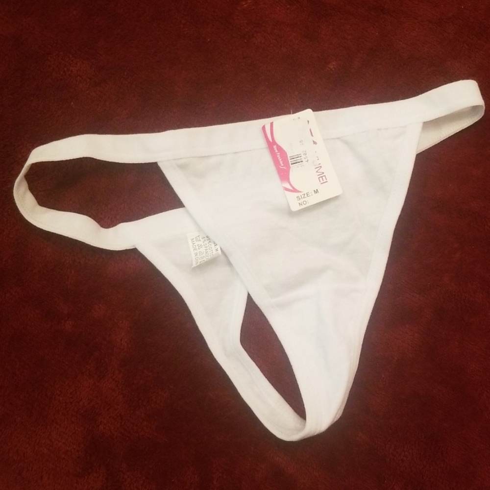 white thong